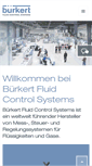Mobile Screenshot of buerkert.de