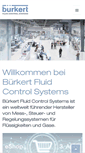 Mobile Screenshot of buerkert.ch